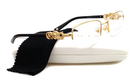 versace eyeglasses gold arms|versace gold trim glasses.